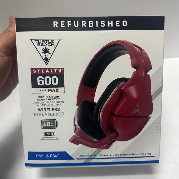 Turtle Beach Other - Turtle Beach Stealth 600 Gen 2 MAX Gaming Headset for PS4 & PS5 – Midnight Red